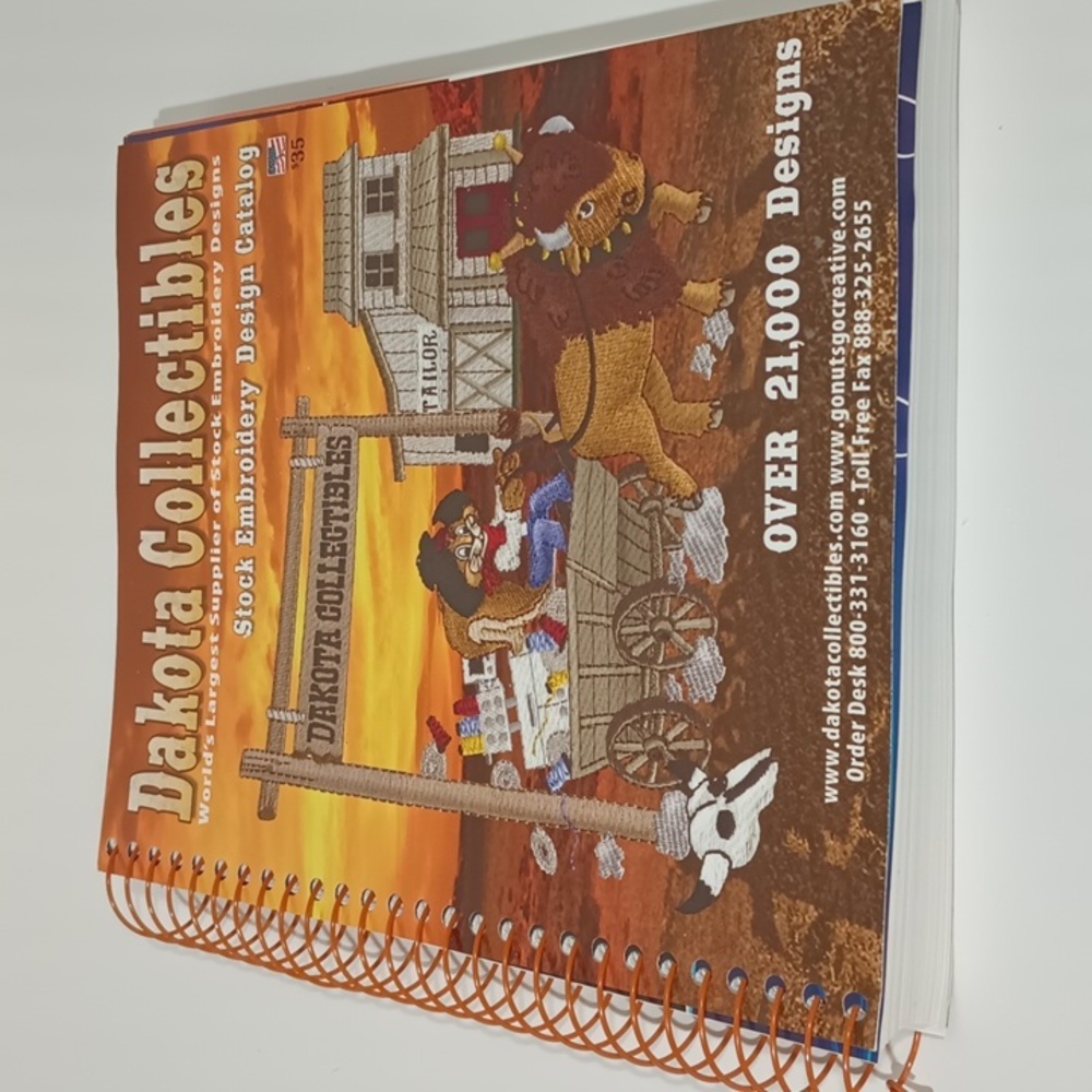 Paper Crafting Dakota Collectibles Embroidery Designs Spiral Bound Catalog 2013